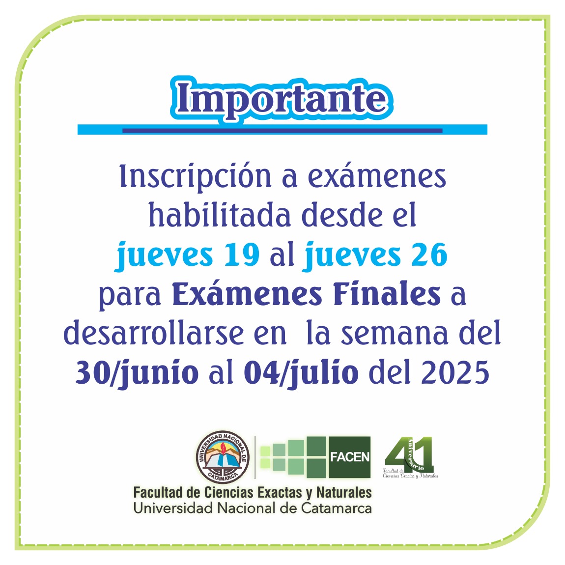 Exámenes 